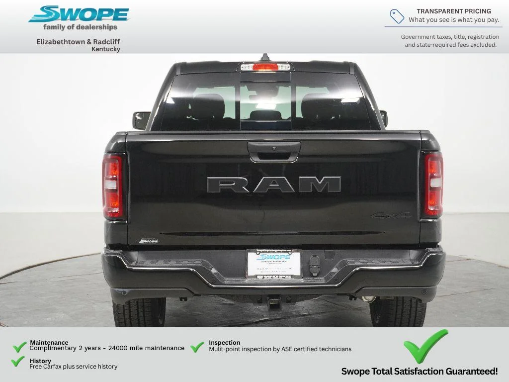 New 2026 Diamond Black Crystal Pearl-Coat Exterior Paint RAM Express image 4