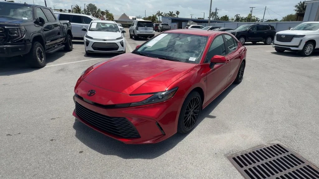 Used 2025 Red Toyota LE image 3