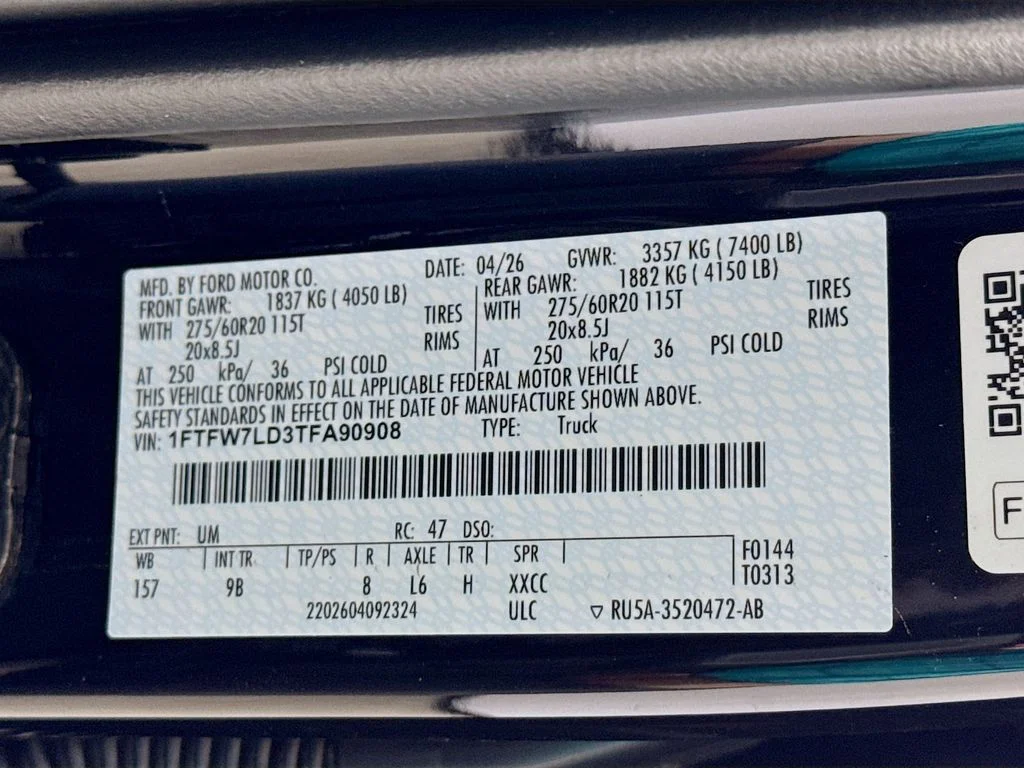 New 2026 Agate Black Metallic Ford Platinum® image 34