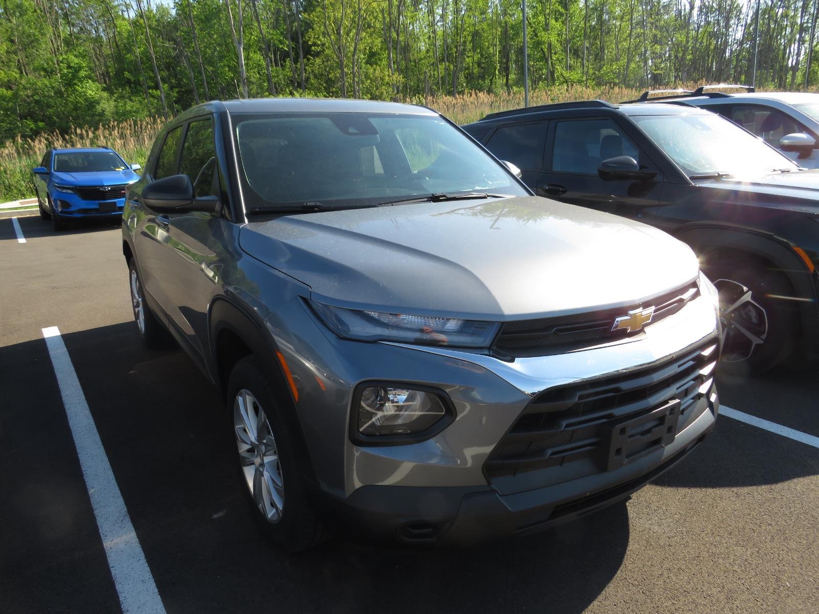 Used 2021 Satin Steel Metallic Chevrolet LS image 2