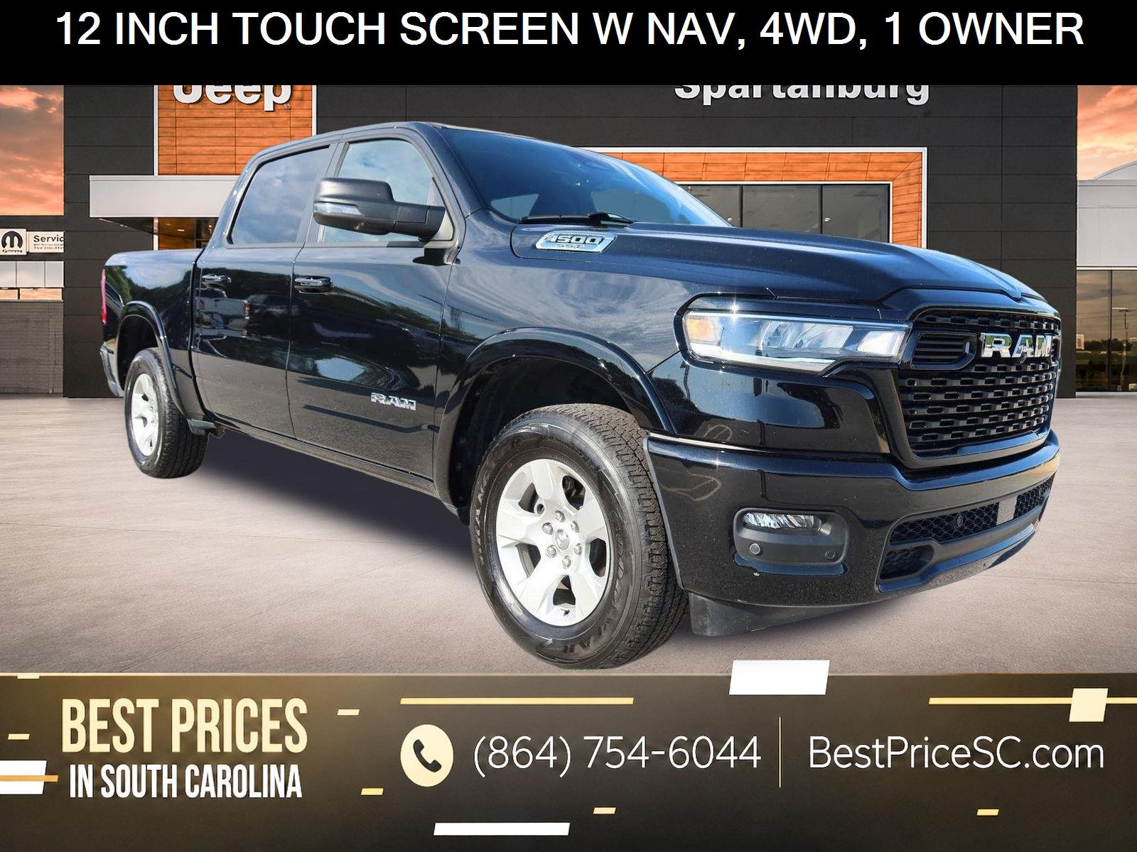 Certified Used 2025 Diamond Black Crystal Pearlcoat Ram Big Horn image 1
