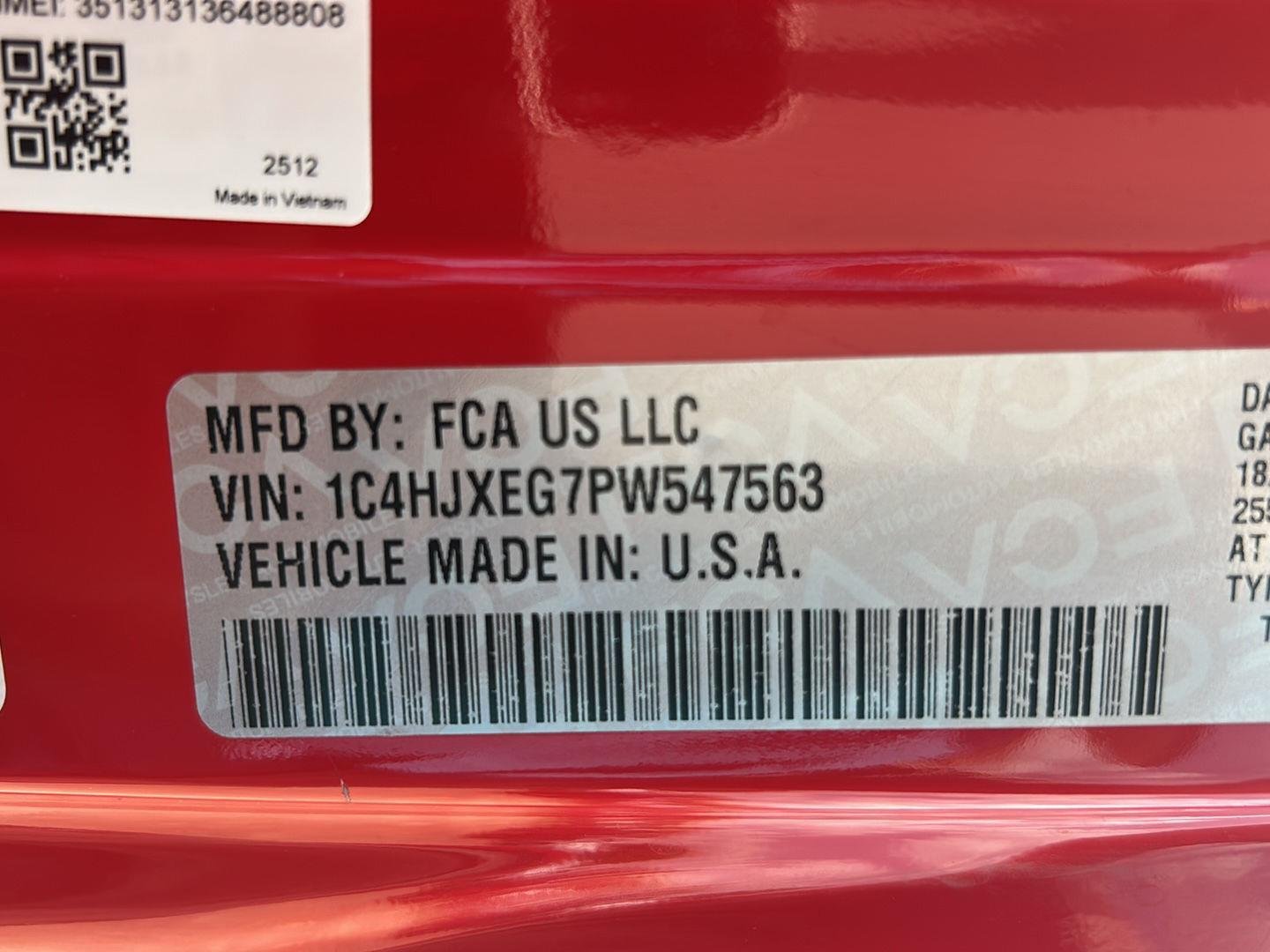 Used 2023 Firecracker Red Clearcoat Jeep Sahara Altitude image 34