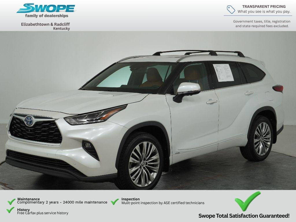Used 2023 Wind Chill Pearl Toyota Hybrid Platinum image 7
