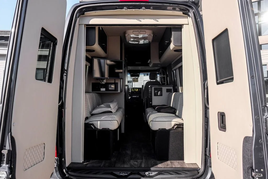 New 2026 Tenorite Gray Metallic Midwest Automotive Designs FD2 w/ Dual Rear Bench Overland Package, 540AH, Solar and 2.5KW Cummins Onan Generator image 94