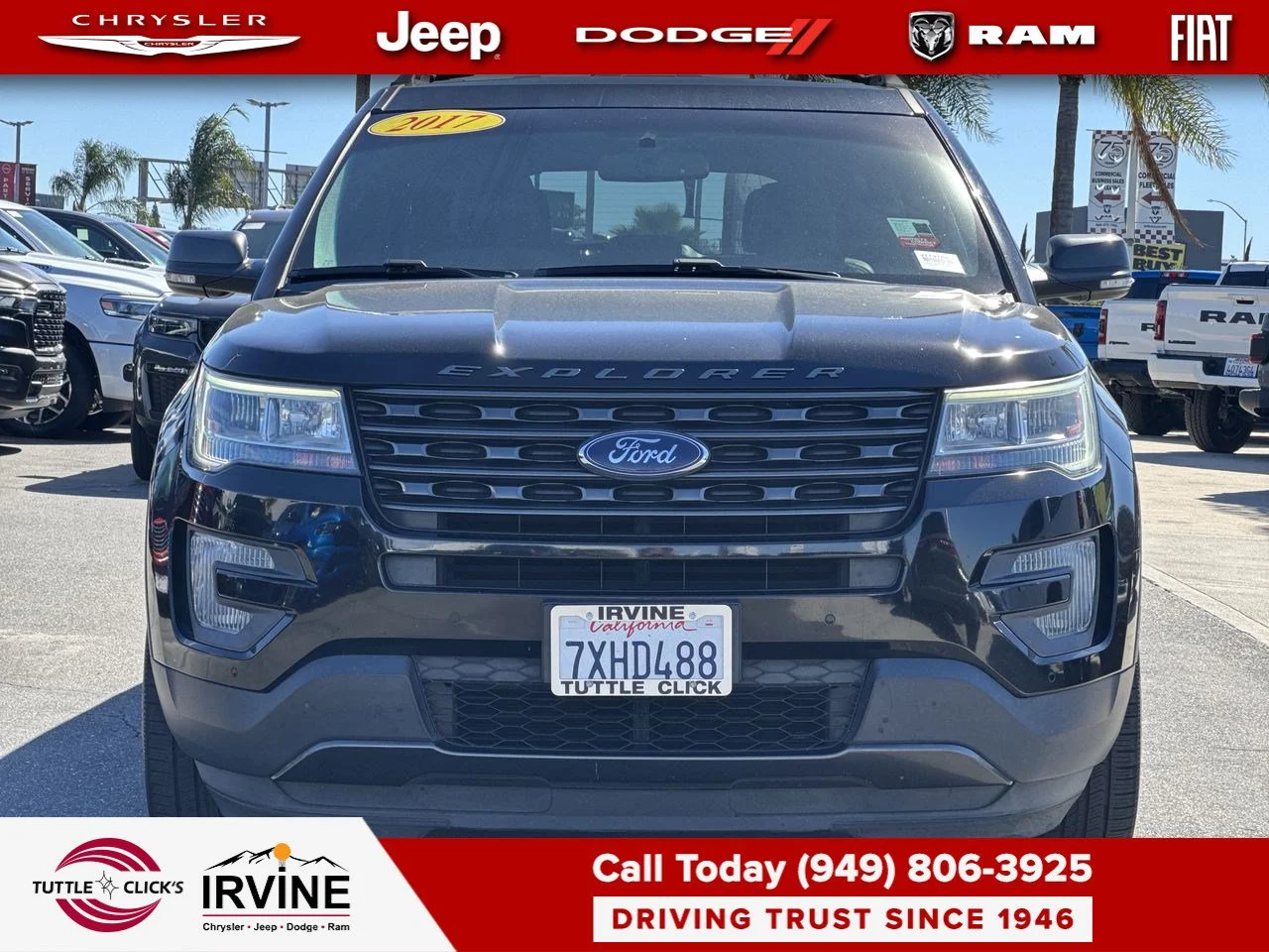 Used 2017 Shadow Black Ford XLT image 11