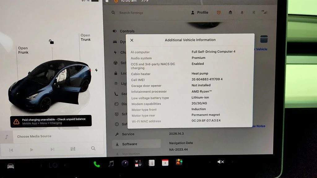 Used 2024 Stealth Grey Tesla Performance AWD w/ White & Black Interior image 15