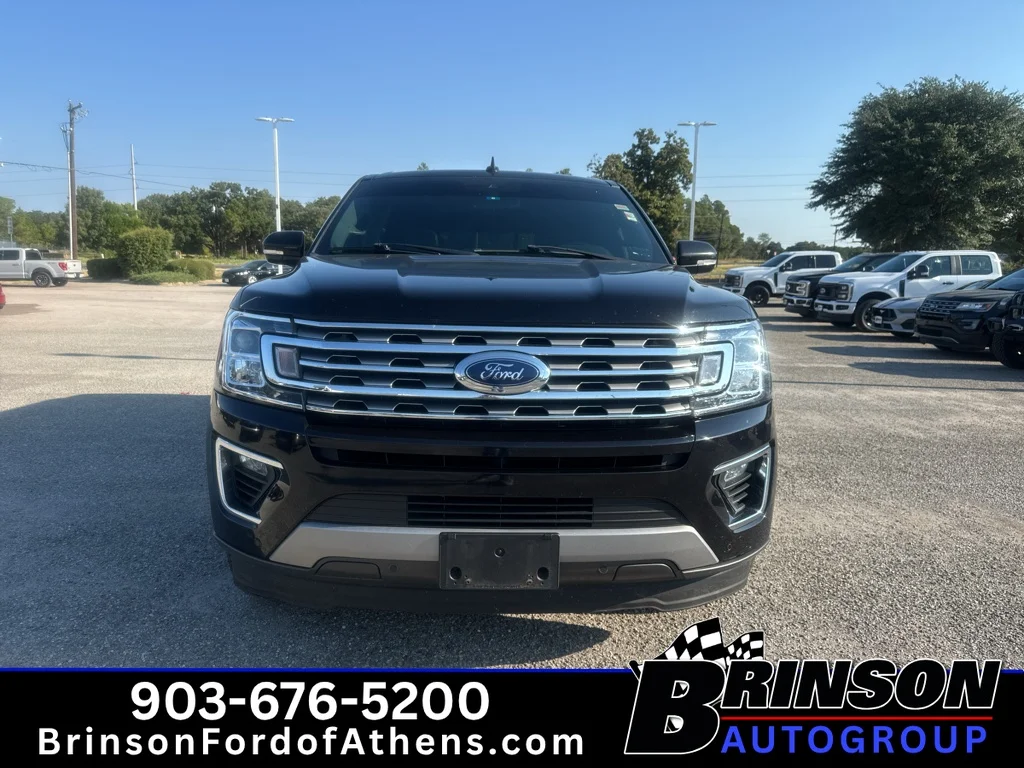Used 2021 Agate Black Metallic Ford Limited image 2