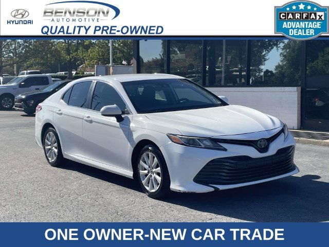 Used 2019 Super White Toyota LE image 1