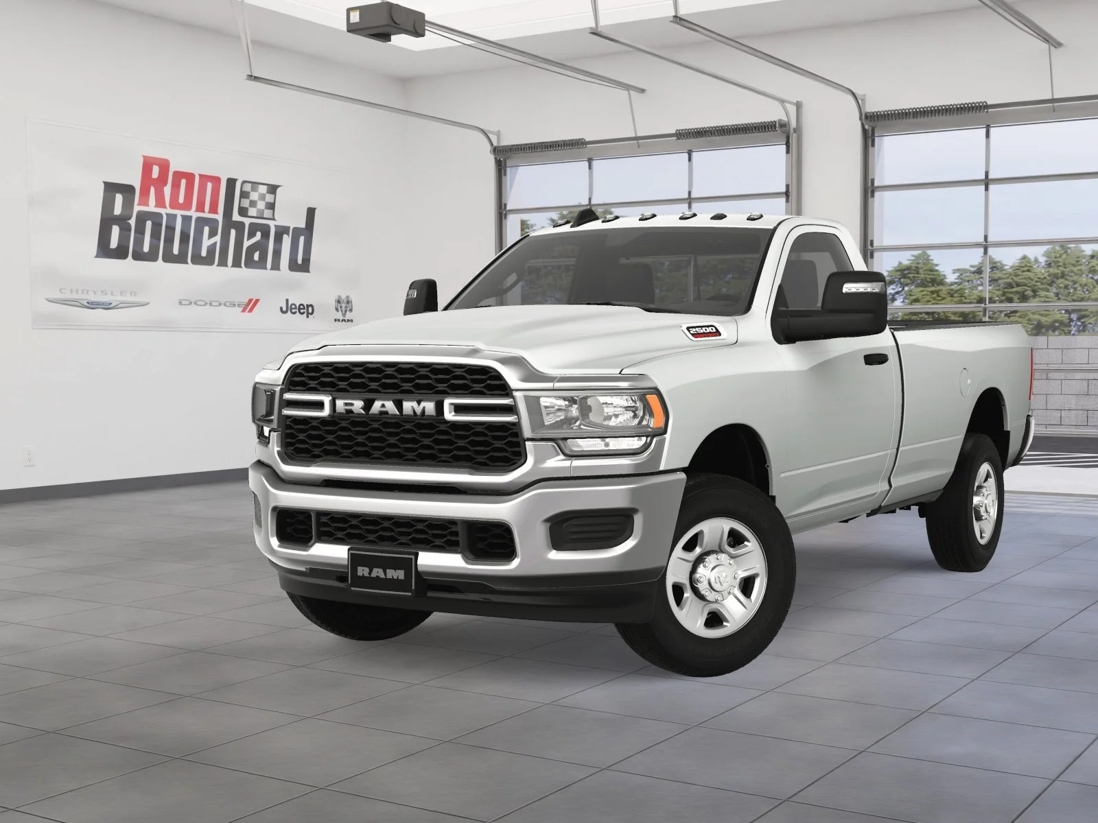 Used 2024 Bright White Clearcoat Ram Tradesman image 1