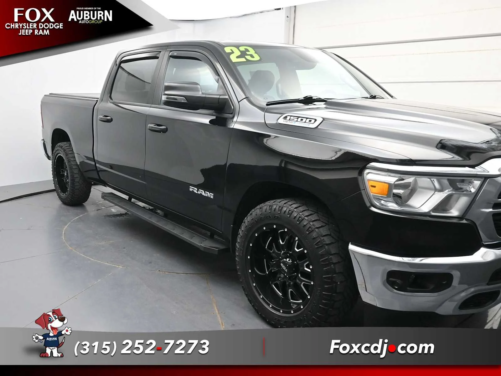 Used 2023 Diamond Black Crystal Pearlcoat Ram Big Horn image 2
