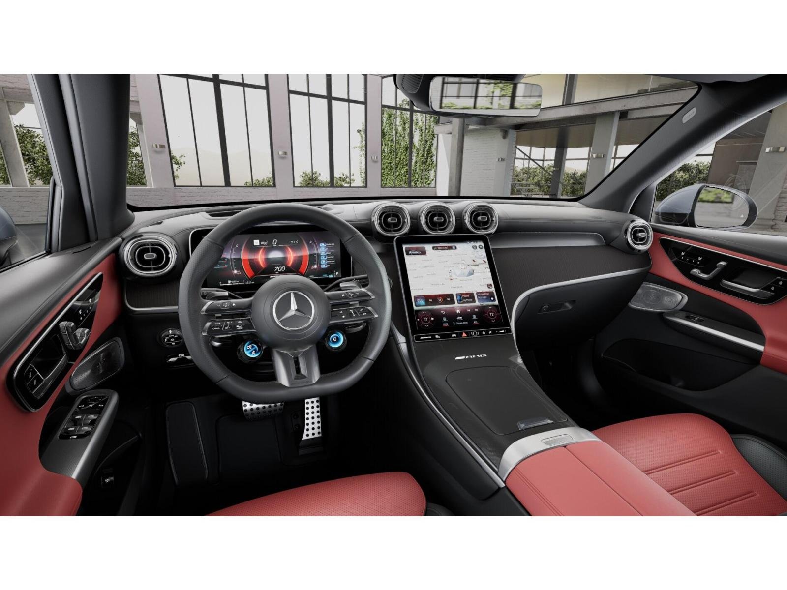 New 2026 MANUFAKTUR Cirrus Silver Magno Mercedes-Benz AMG® GLC 43 4MATIC SUV image 3