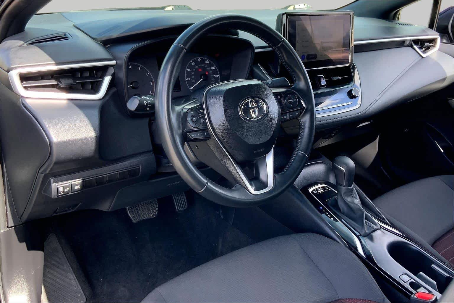 Used 2025 Midnight Black Metallic Toyota SE image 17