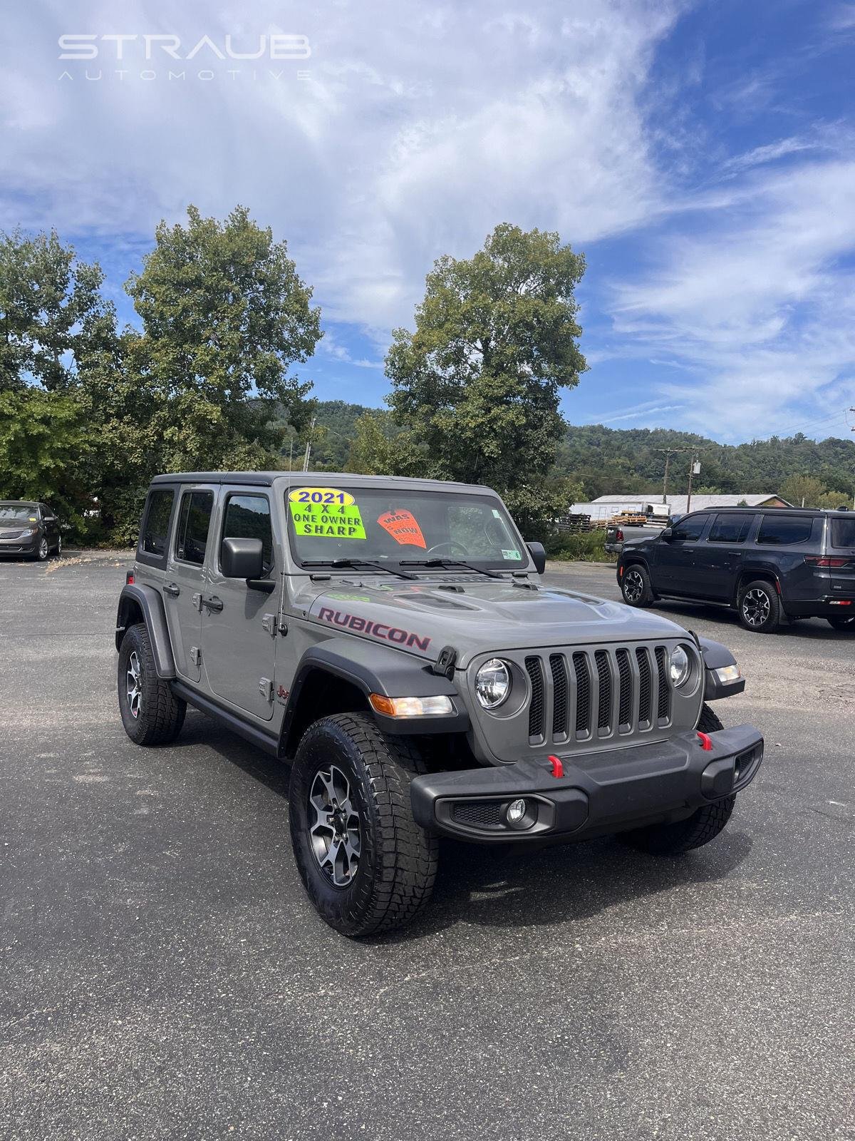 Used 2021 Sting-Gray Clearcoat Jeep Unlimited Rubicon image 2