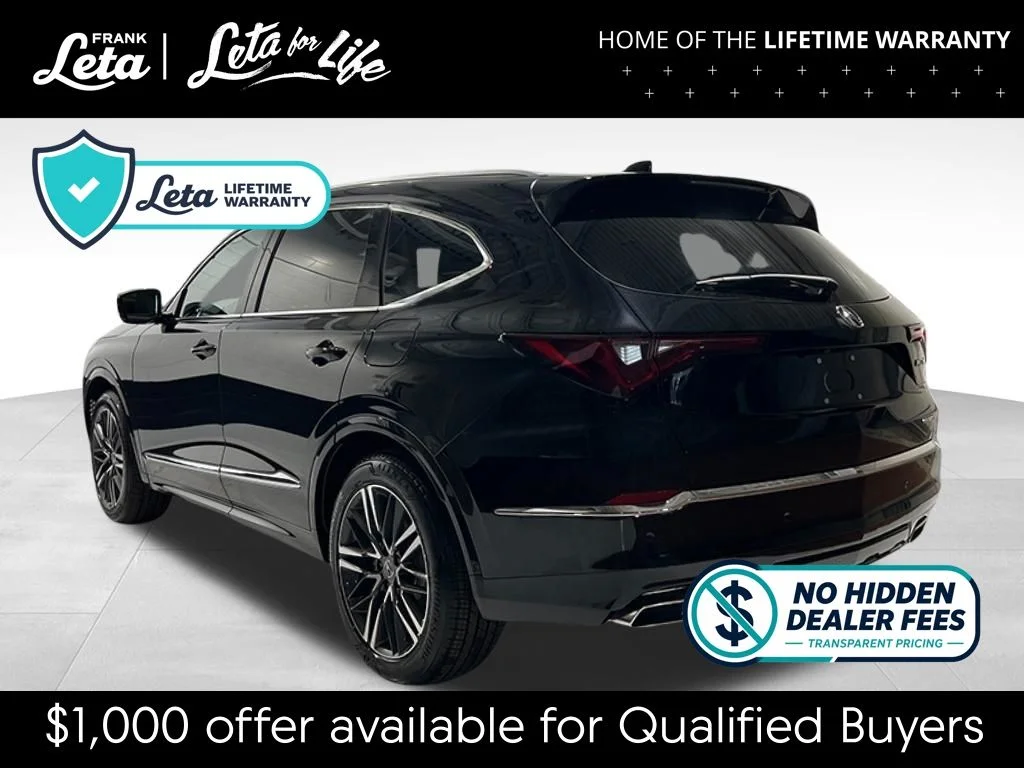 New 2026 Majestic Black Pearl Acura Advance Package image 3