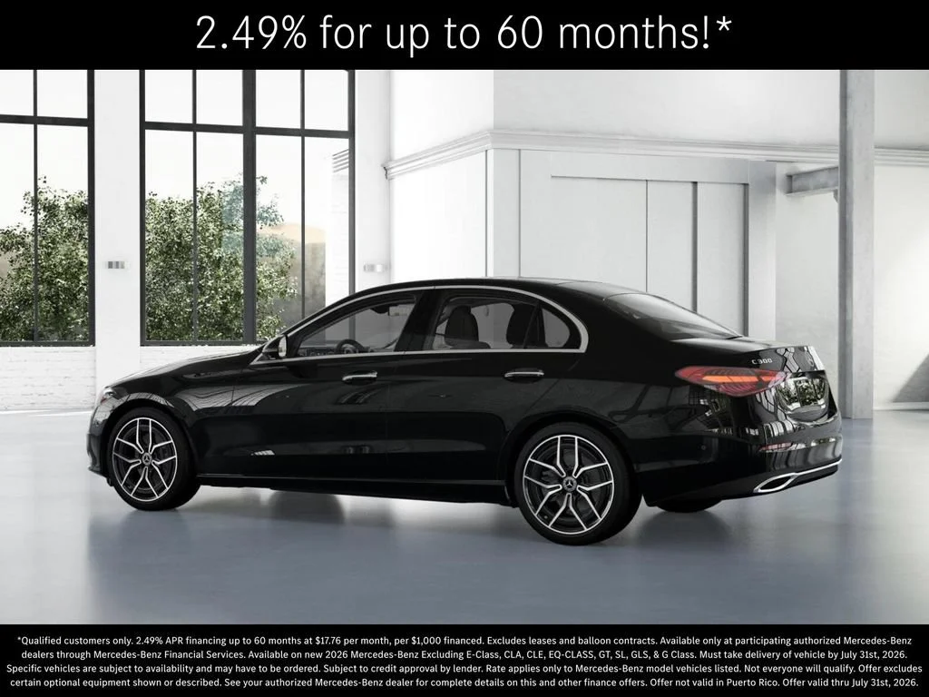 New 2026 Black Mercedes-Benz C 300 image 73