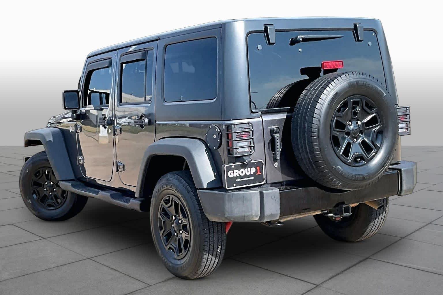 Used 2017 Granite Crystal Metallic Clearcoat Jeep Willys Wheeler image 12