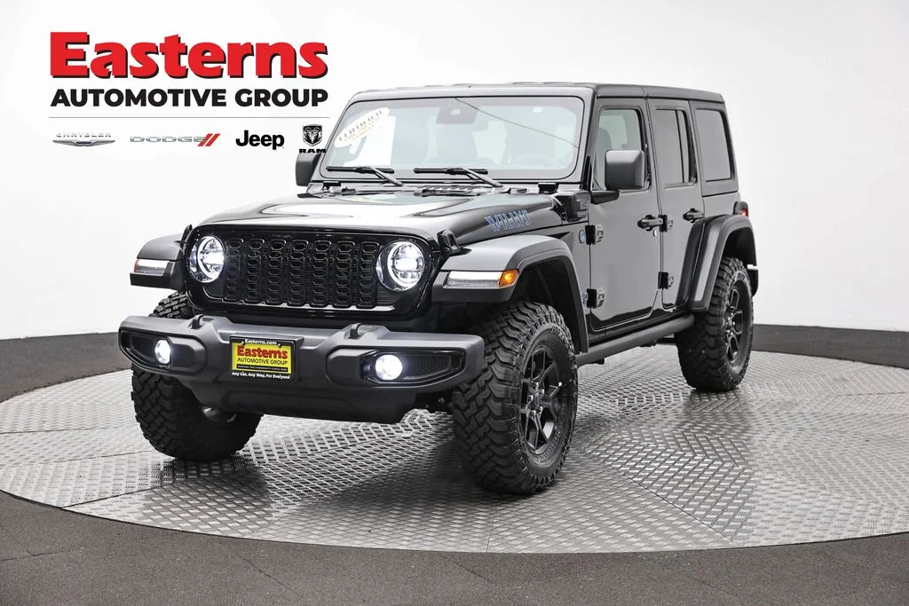 Used 2025 Black Jeep Willys 4xe image 1