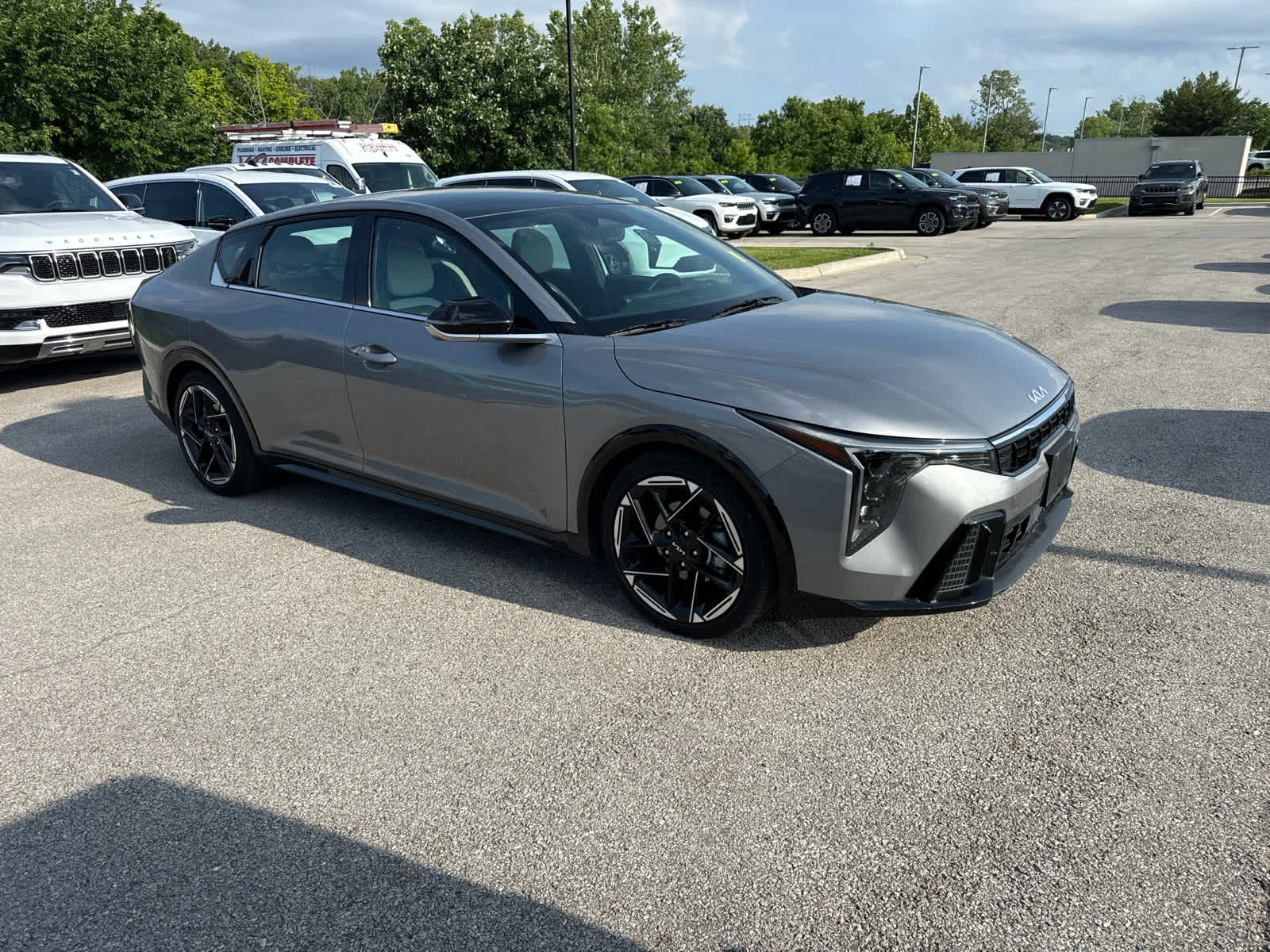 Used 2025 Steel Gray Kia GT-Line image 3