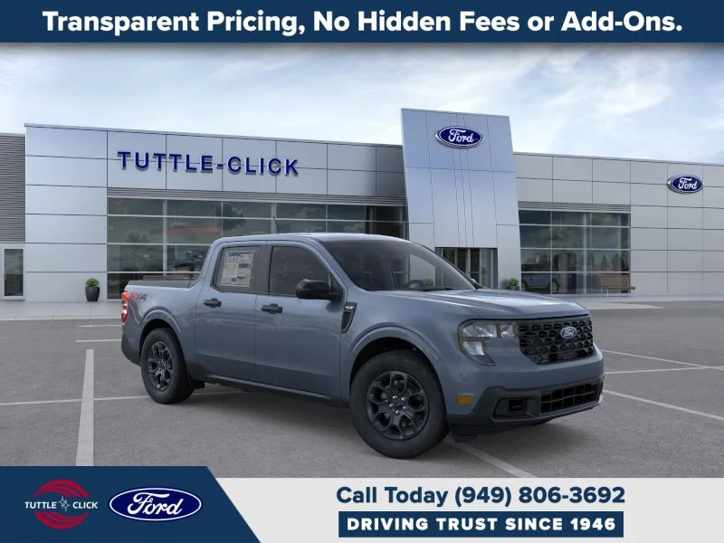 New 2025 Azure Gray Metallic Tri-Coat Ford XLT image 7