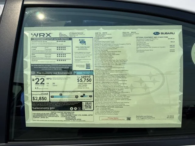 New 2026 Ceramic White Subaru tS image 33