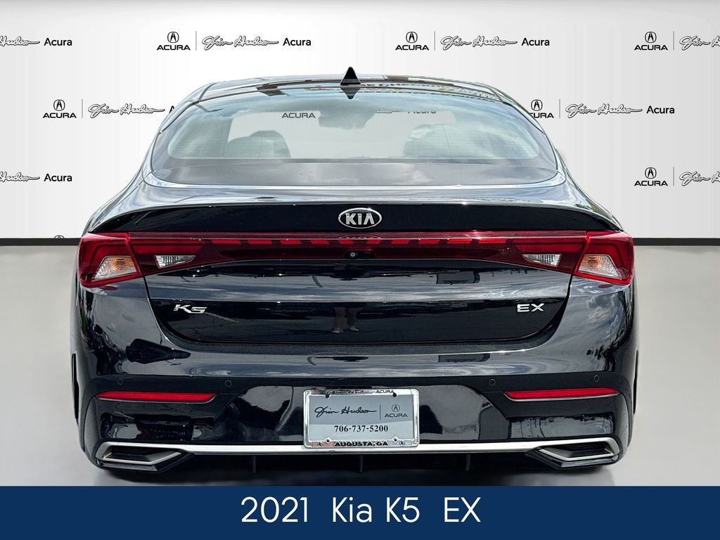 Used 2021 Black Kia EX image 6