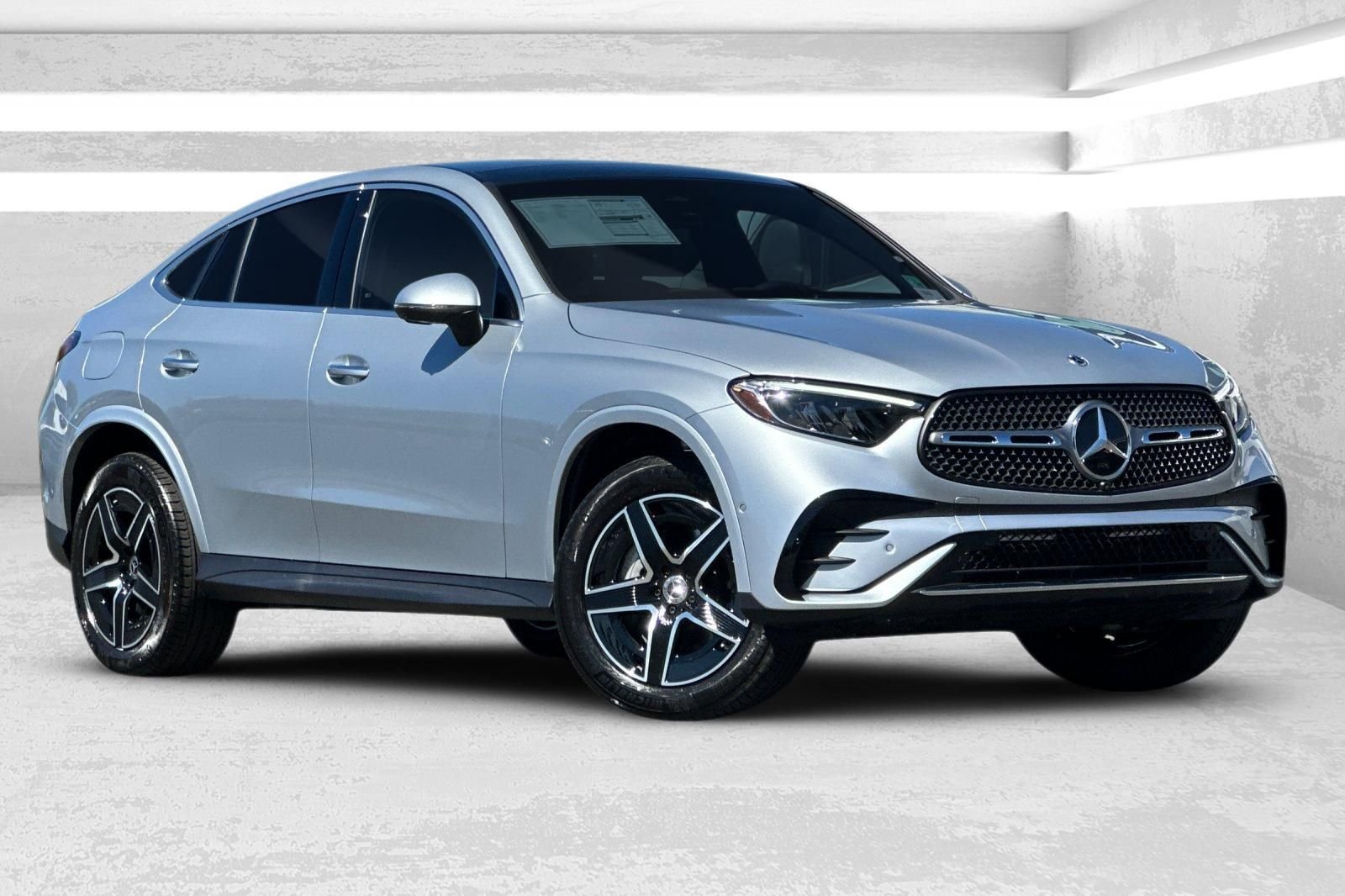 New 2026 Silver Mercedes-Benz GLC 300 Coupe image 1