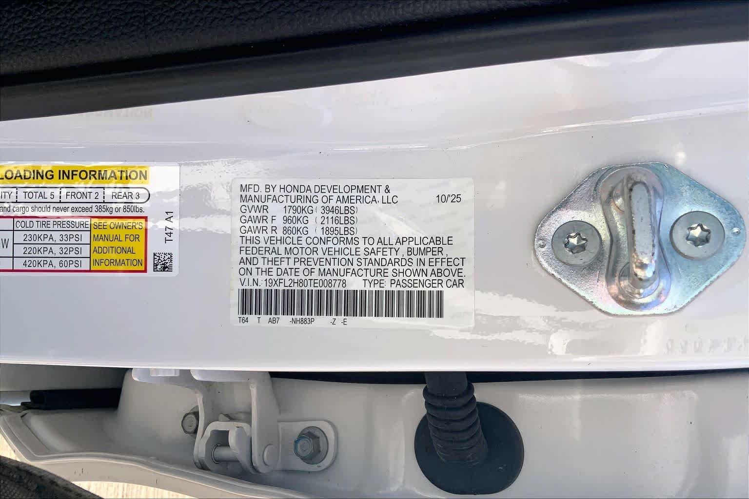 Used 2026 Platinum White Pearl Honda Sport image 31