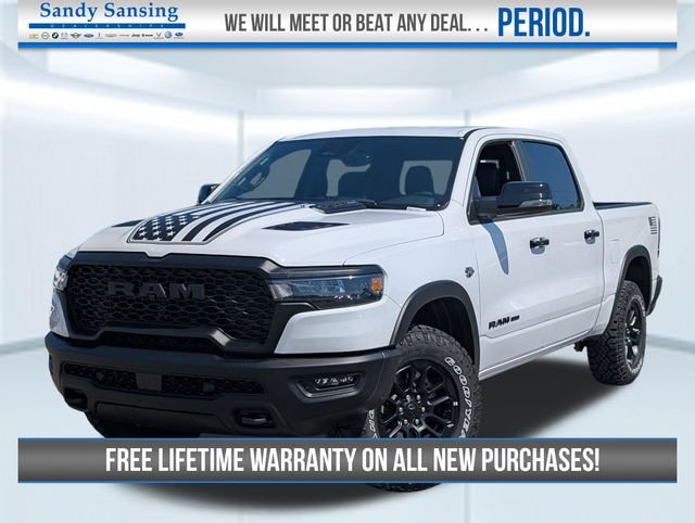New 2026 Bright White Clear-Coat Exterior Paint RAM Rebel image 1
