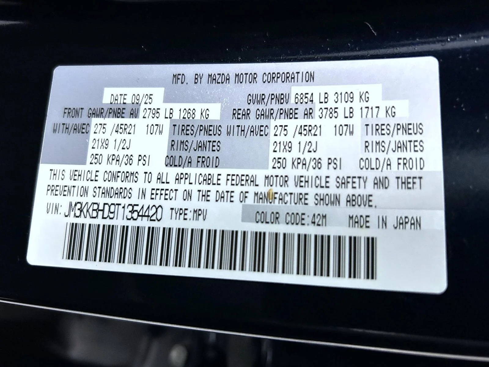Certified Used 2026 Blue Mazda 3.3 Turbo Preferred image 26