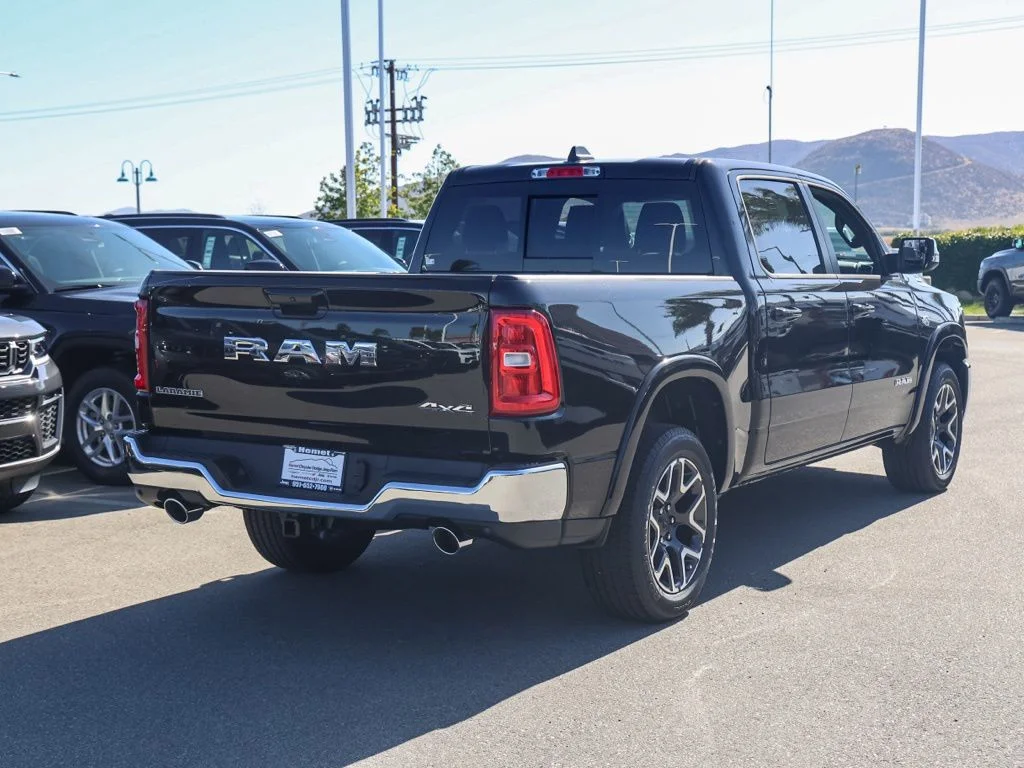 New 2026 Diamond Black Crystal Pearl-Coat Exterior Paint RAM Laramie image 3