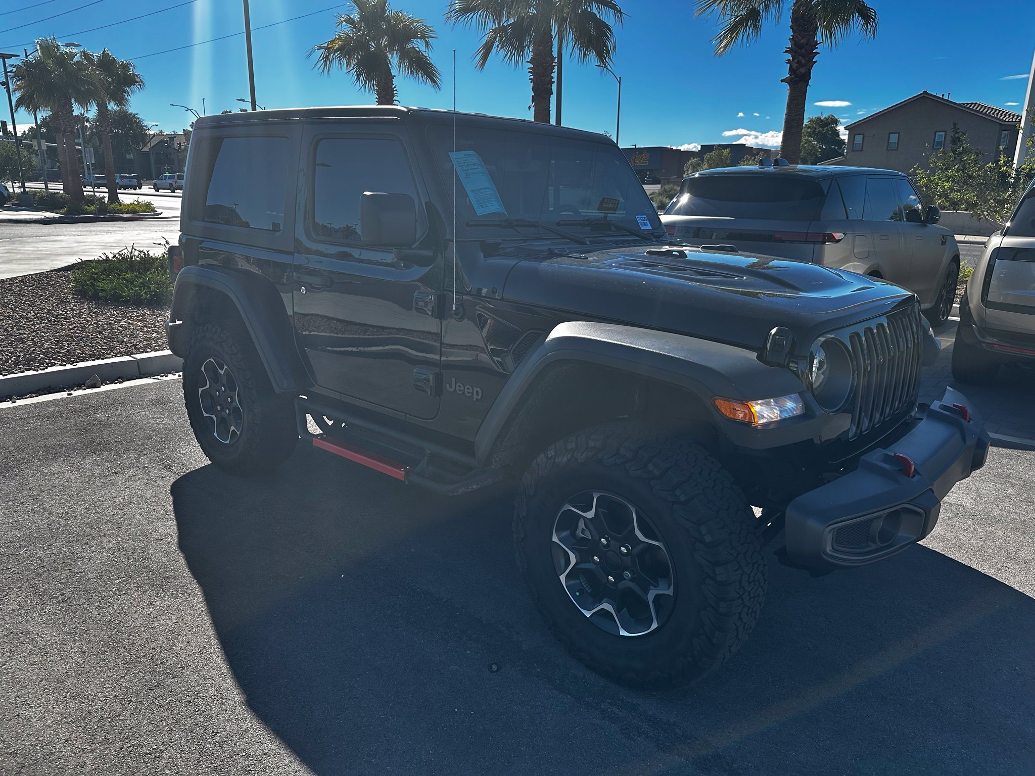 Used 2023 Black Clearcoat Jeep Rubicon image 2