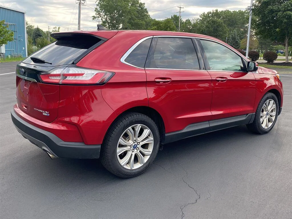 Used 2020 Rapid Red Metallic Tinted Clearcoat Ford Titanium image 11
