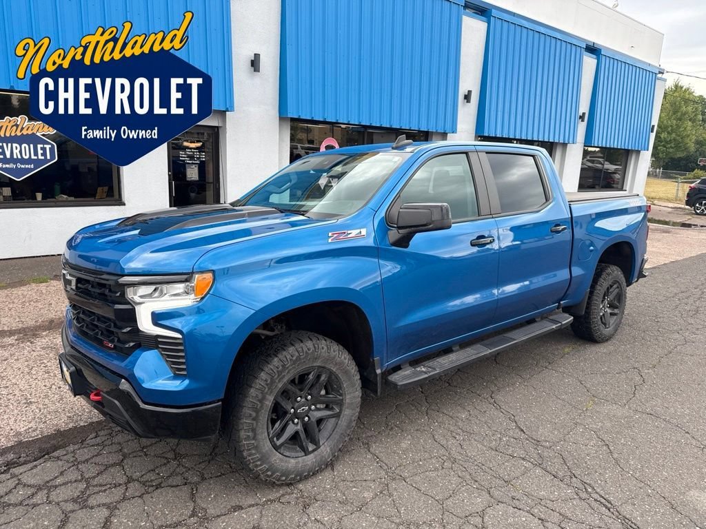 Used 2022 GLACIER BLUE METALLIC Chevrolet LT Trail Boss image 1