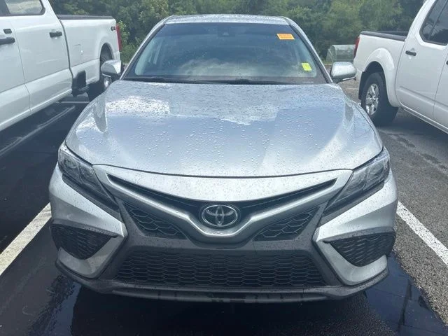 Used 2024 Celestial Silver Metallic Toyota SE image 2