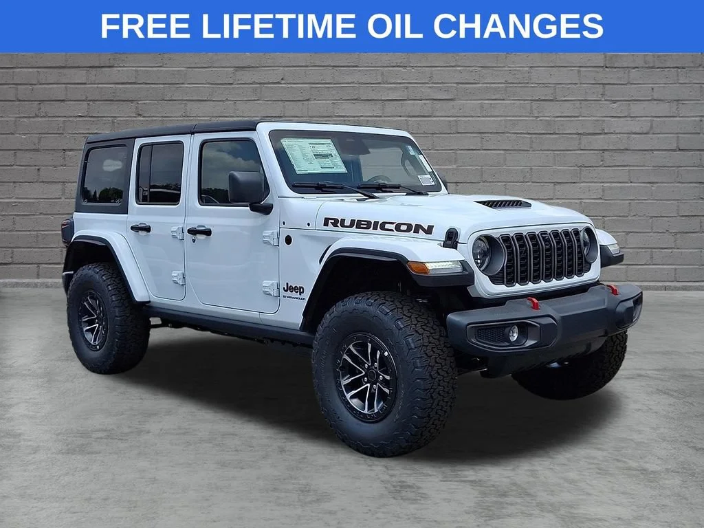 New 2026 Bright White Clearcoat Jeep Rubicon image 1