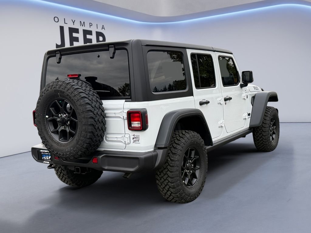 New 2026 Bright White Clear-Coat Exterior Paint Jeep Willys image 6