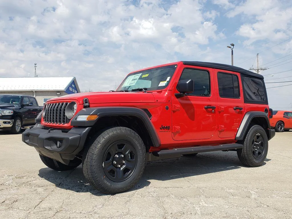 New 2026 Firecracker Red Clear-Coat Exterior Paint Jeep Sport image 8