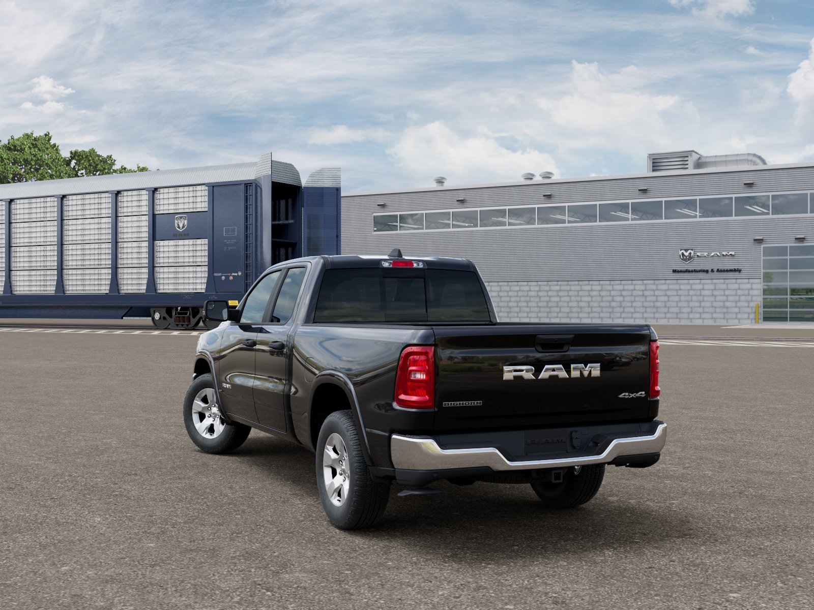 New 2026 Diamond Black Crystal Pearl-Coat Exterior Paint RAM BIG HORN image 18