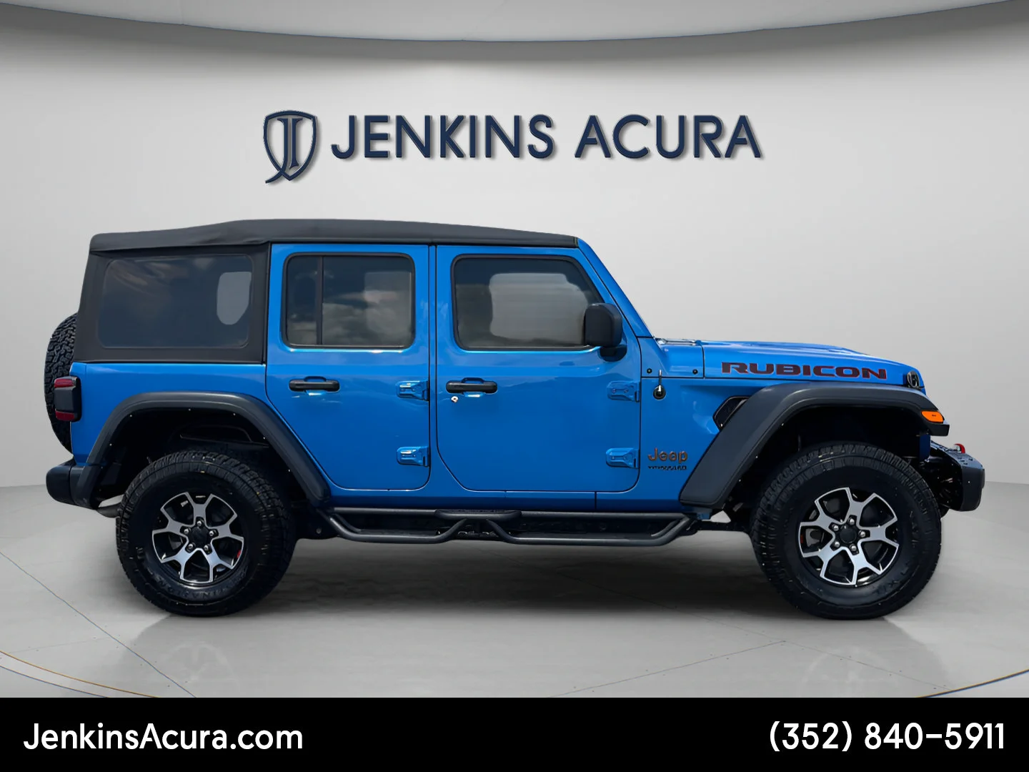 Used 2022 Hydro Blue Pearlcoat Jeep Unlimited Rubicon image 2