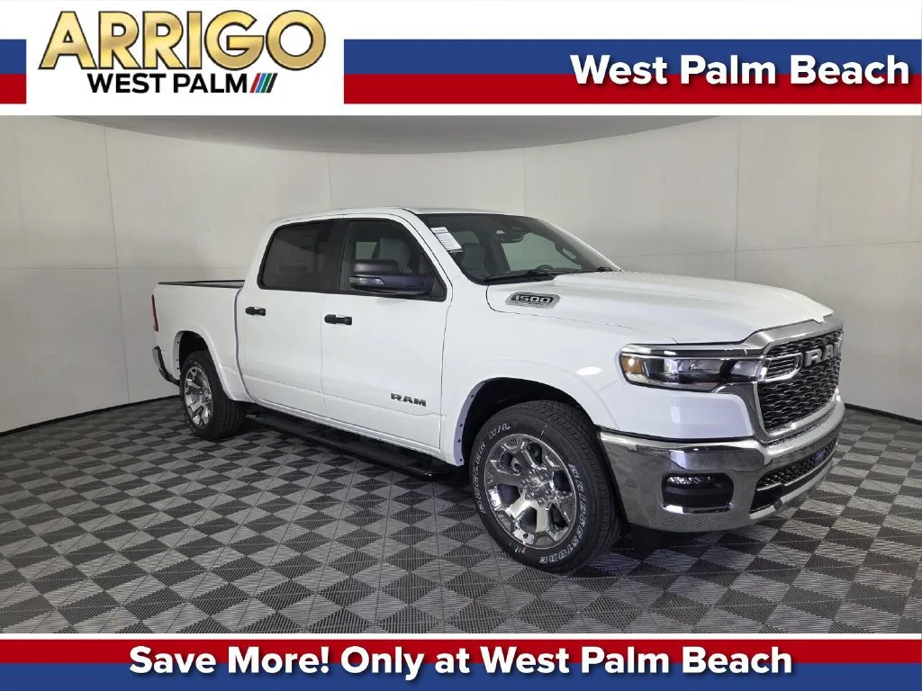 New 2026 Bright White Clear-Coat Exterior Paint RAM Big Horn image 1
