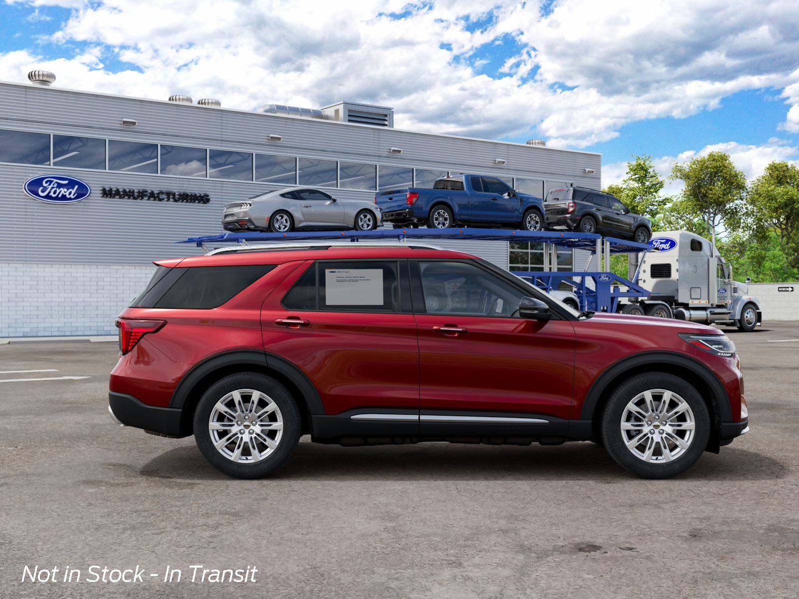 New 2027 Ruby Red Metallic Tinted Clearcoat Ford Platinum™ image 5