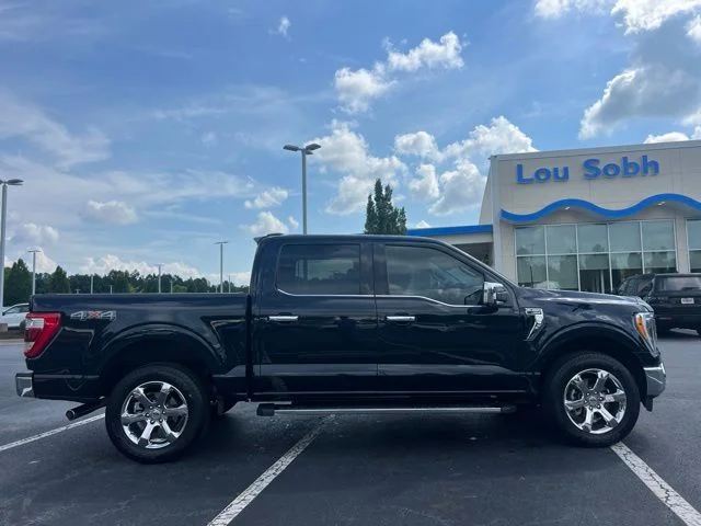 Used 2021 Antimatter Blue Metallic Ford Lariat image 5