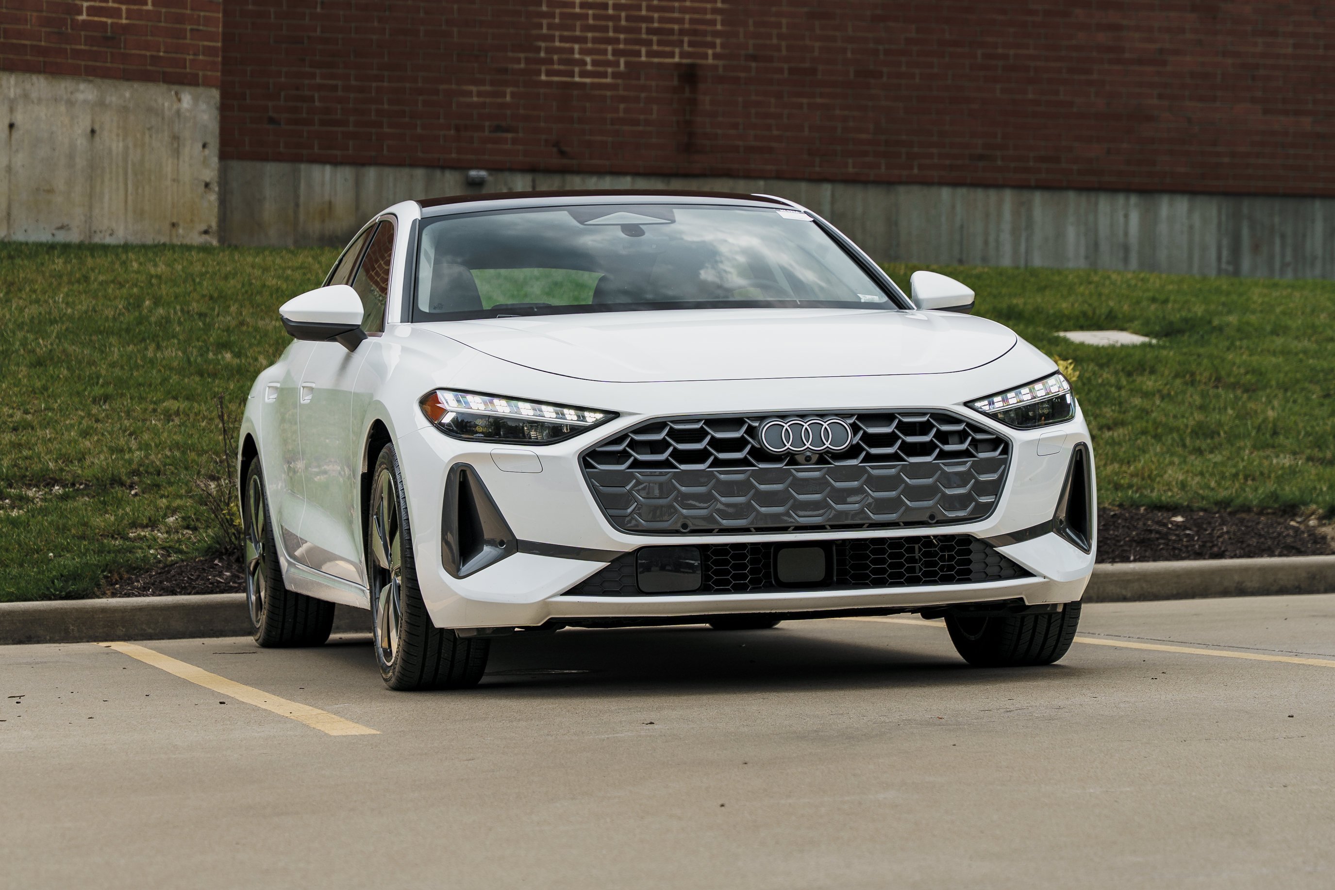 Certified Used 2025 Arkona White Audi Premium Plus image 1
