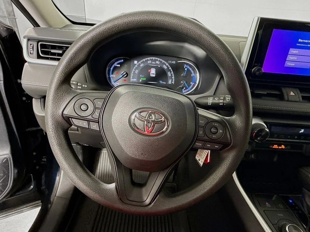 Certified Used 2025 Midnight Black Metallic Toyota Hybrid LE image 11