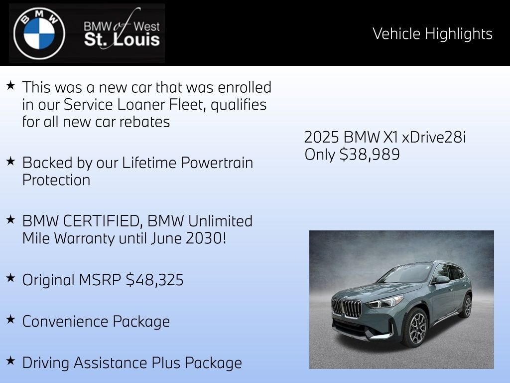 Used 2025 Green BMW xDrive28i image 8