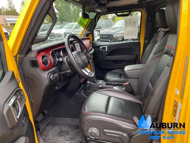 Used 2021 Yellow Jeep Unlimited Rubicon image 33