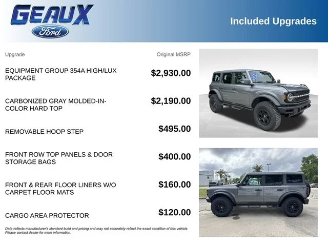 Certified Used 2024 Carbonized Gray Metallic Ford Wildtrak image 5