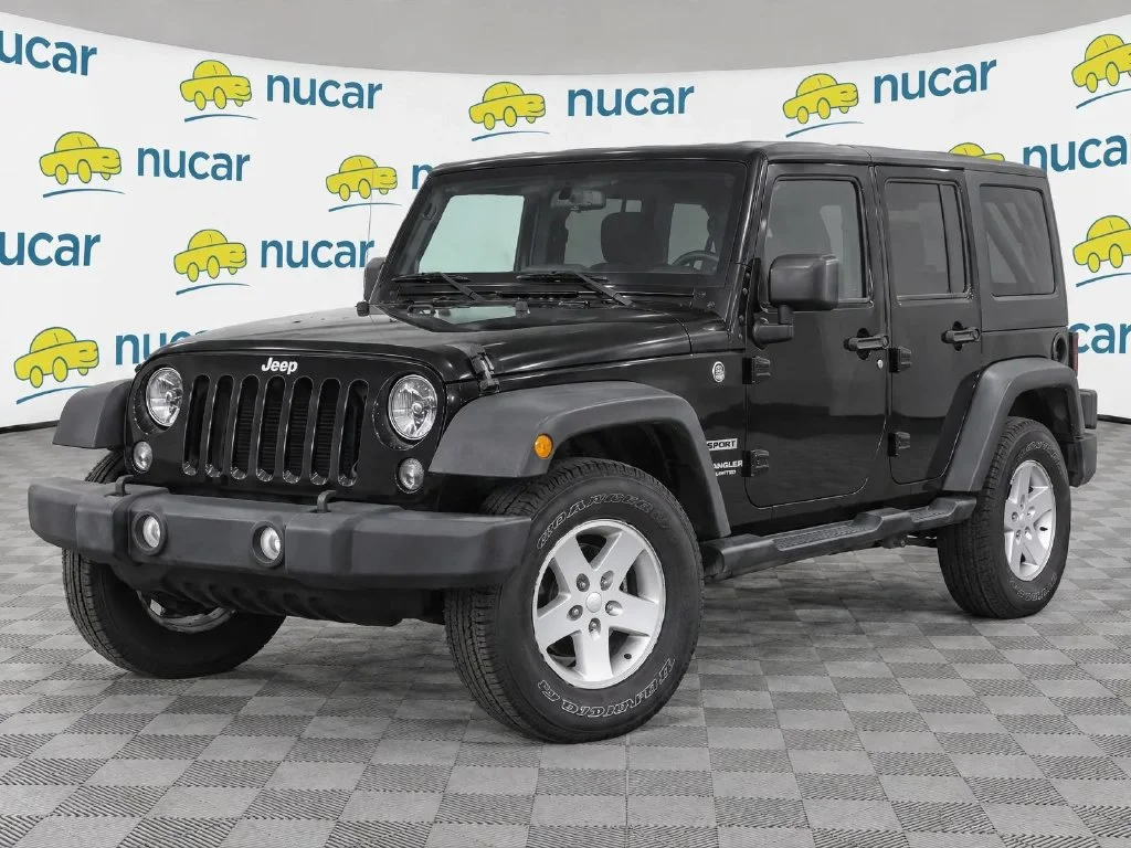 Used 2017 Black Jeep Unlimited Sport image 2