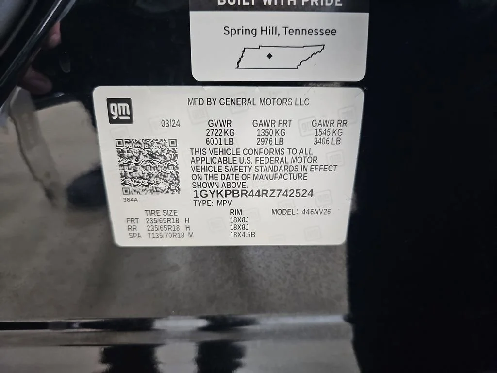Certified Used 2024 Stellar Black Metallic Cadillac Luxury image 43