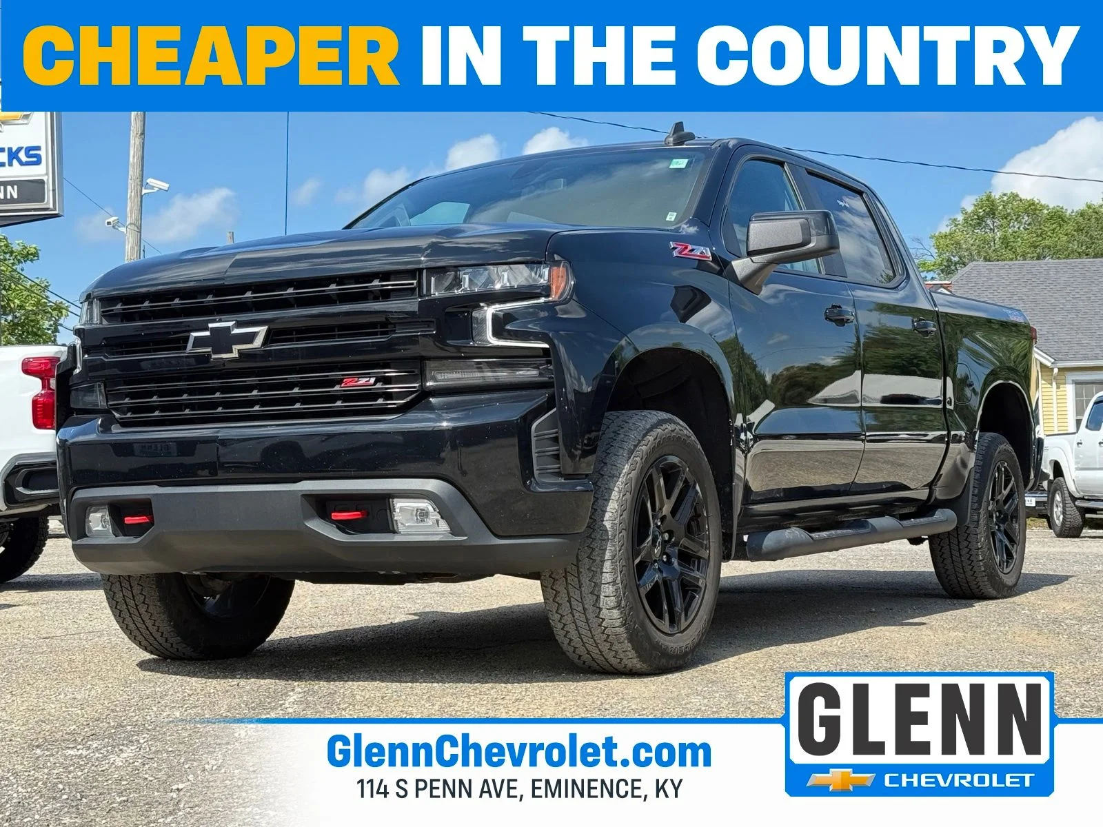 Used 2022 Black Chevrolet LT Trail Boss image 1